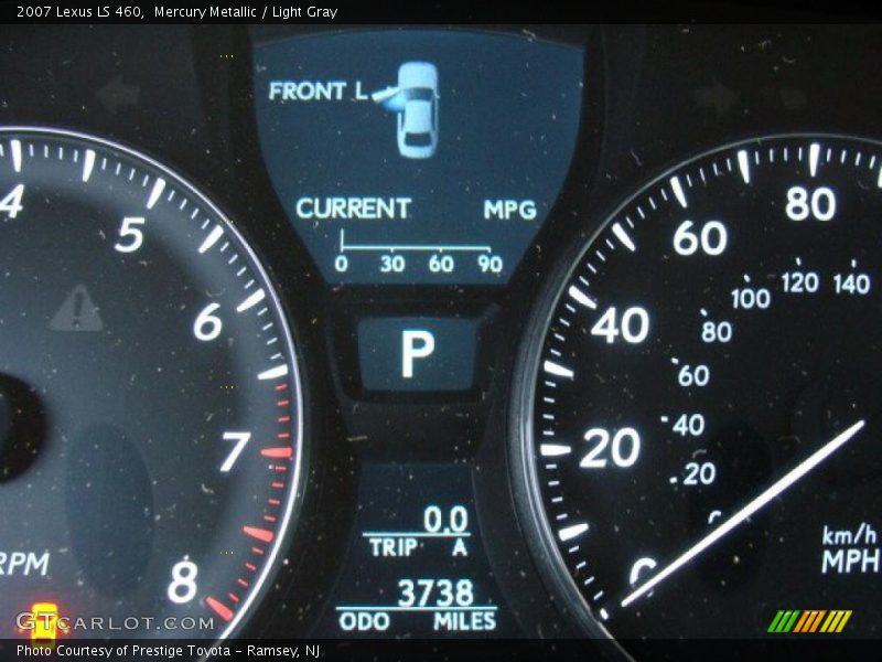 Mercury Metallic / Light Gray 2007 Lexus LS 460