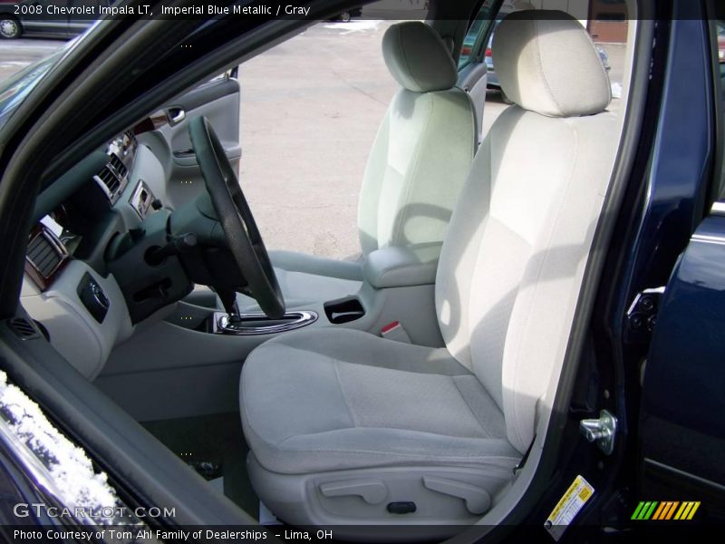 Imperial Blue Metallic / Gray 2008 Chevrolet Impala LT