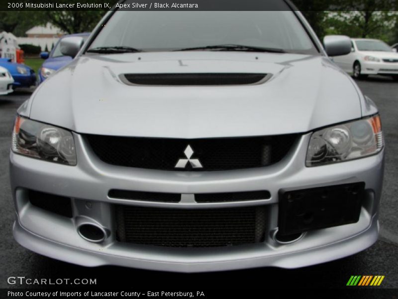 Apex Silver / Black Alcantara 2006 Mitsubishi Lancer Evolution IX