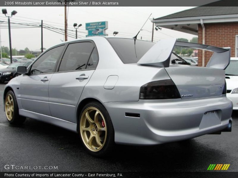 Apex Silver / Black Alcantara 2006 Mitsubishi Lancer Evolution IX