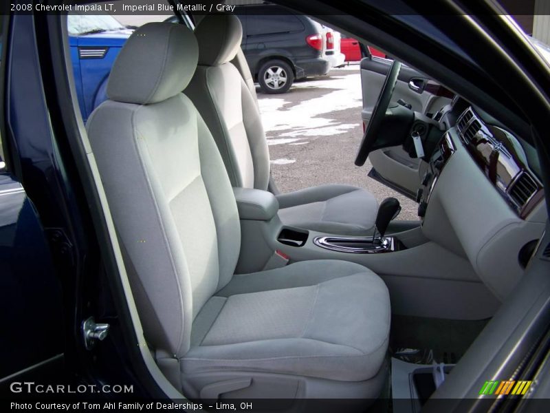 Imperial Blue Metallic / Gray 2008 Chevrolet Impala LT