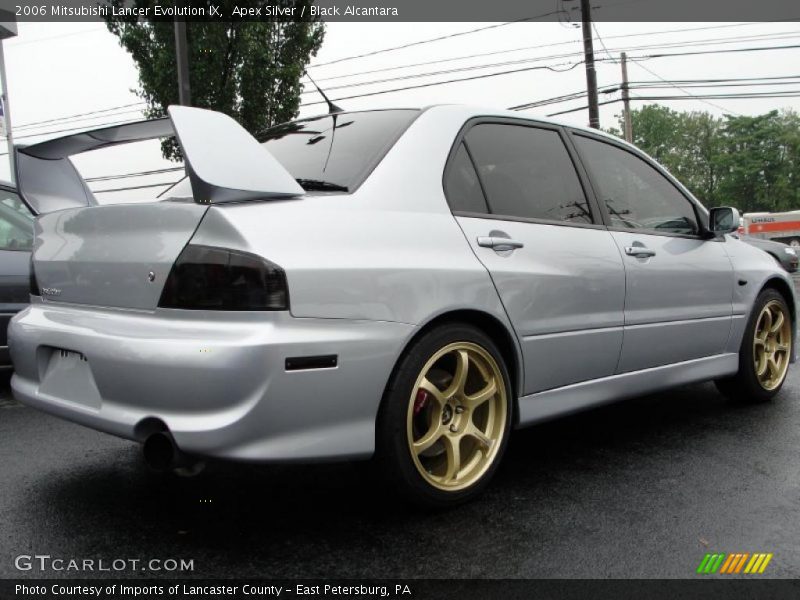 Apex Silver / Black Alcantara 2006 Mitsubishi Lancer Evolution IX