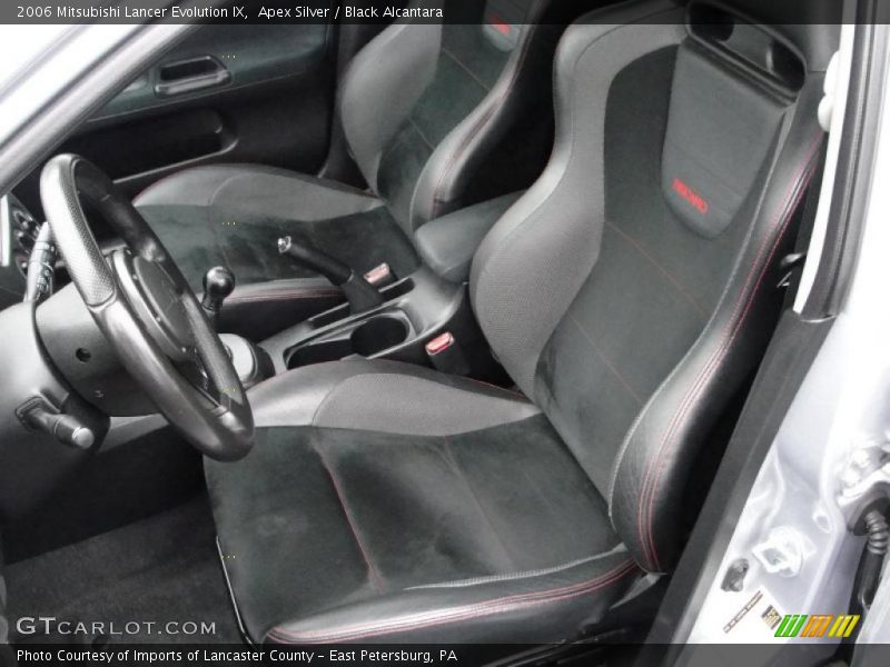  2006 Lancer Evolution IX Black Alcantara Interior