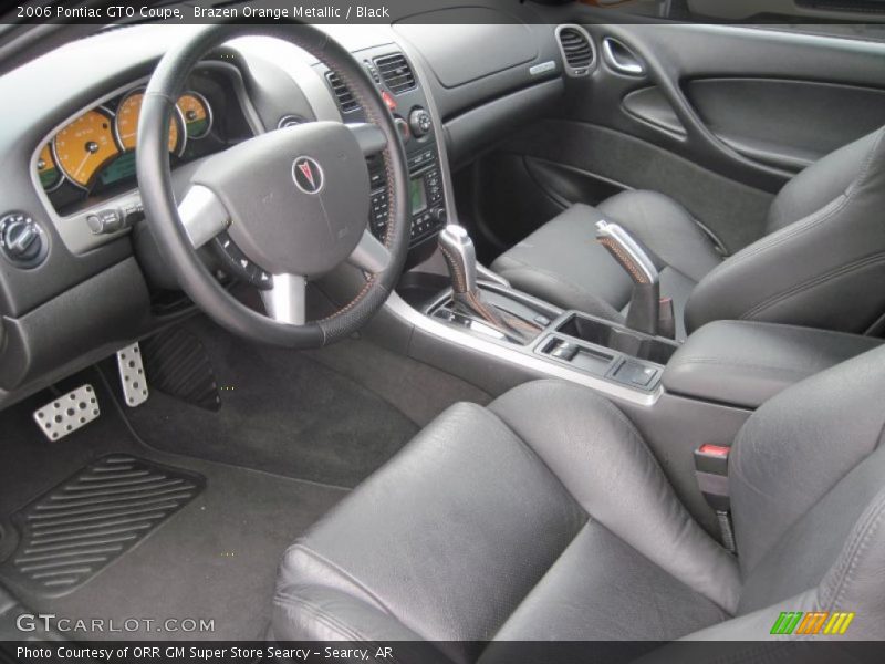 Brazen Orange Metallic / Black 2006 Pontiac GTO Coupe