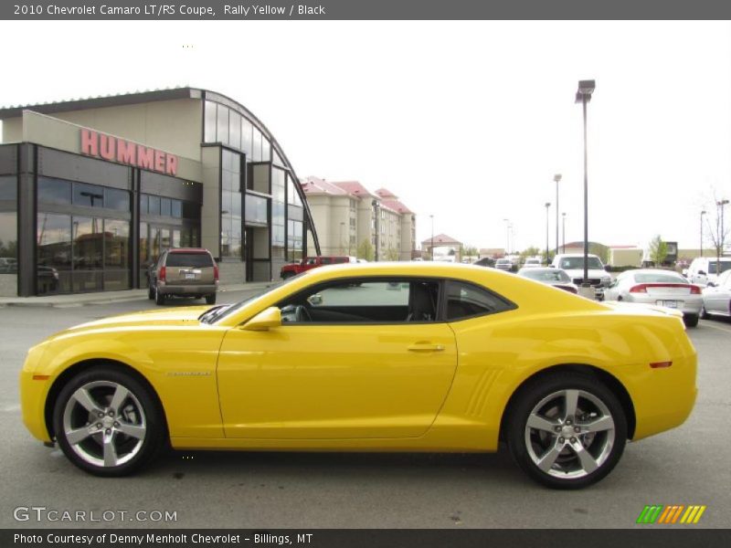Rally Yellow / Black 2010 Chevrolet Camaro LT/RS Coupe