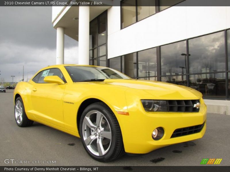 Rally Yellow / Black 2010 Chevrolet Camaro LT/RS Coupe