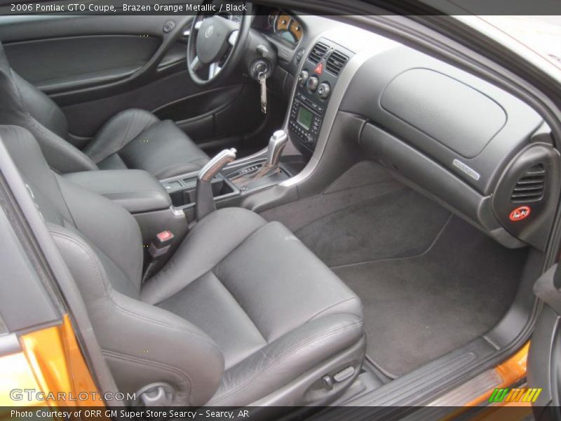 Brazen Orange Metallic / Black 2006 Pontiac GTO Coupe