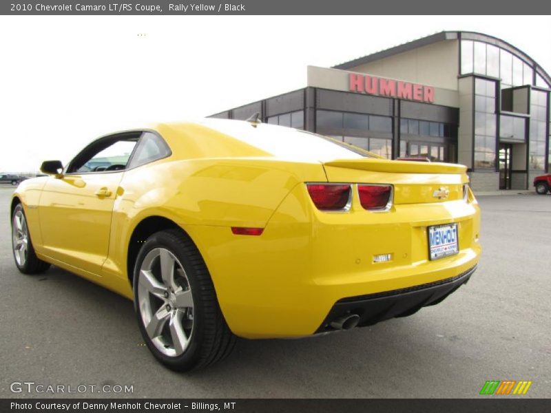 Rally Yellow / Black 2010 Chevrolet Camaro LT/RS Coupe