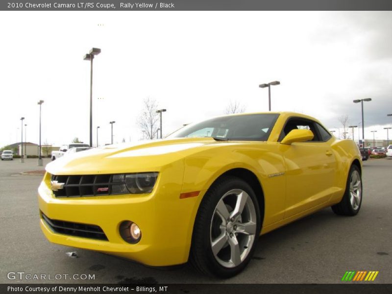 Rally Yellow / Black 2010 Chevrolet Camaro LT/RS Coupe
