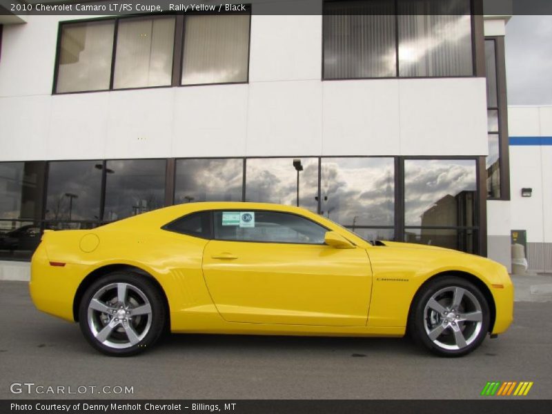 Rally Yellow / Black 2010 Chevrolet Camaro LT/RS Coupe