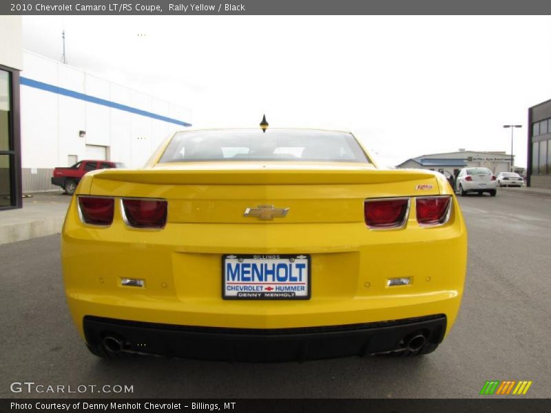 Rally Yellow / Black 2010 Chevrolet Camaro LT/RS Coupe