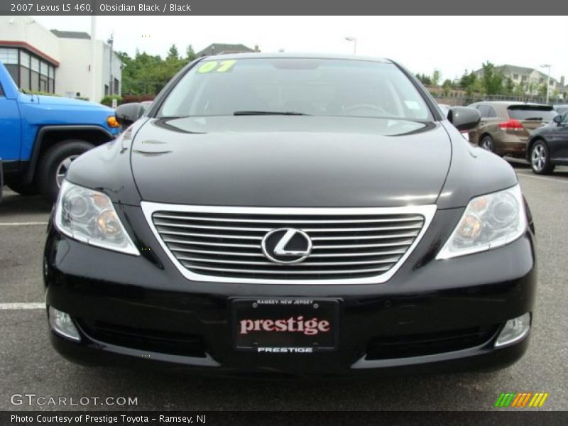 Obsidian Black / Black 2007 Lexus LS 460