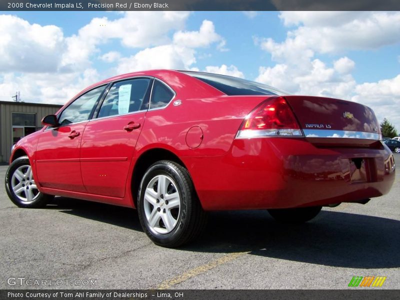 Precision Red / Ebony Black 2008 Chevrolet Impala LS