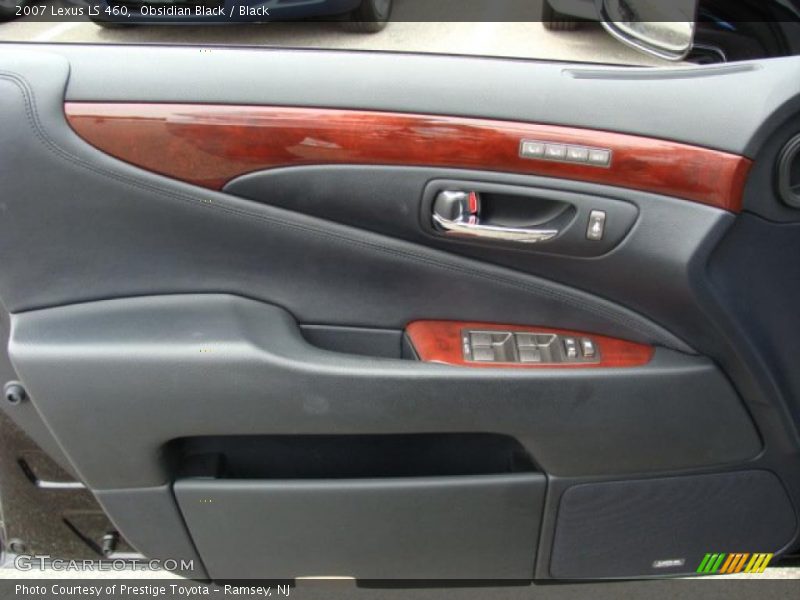 Obsidian Black / Black 2007 Lexus LS 460