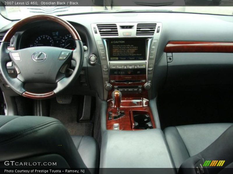 Obsidian Black / Black 2007 Lexus LS 460