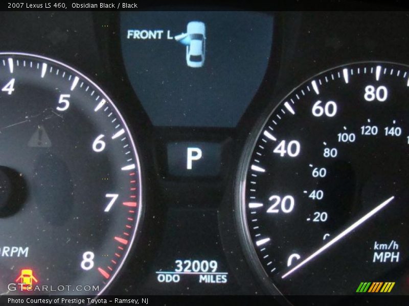 Obsidian Black / Black 2007 Lexus LS 460