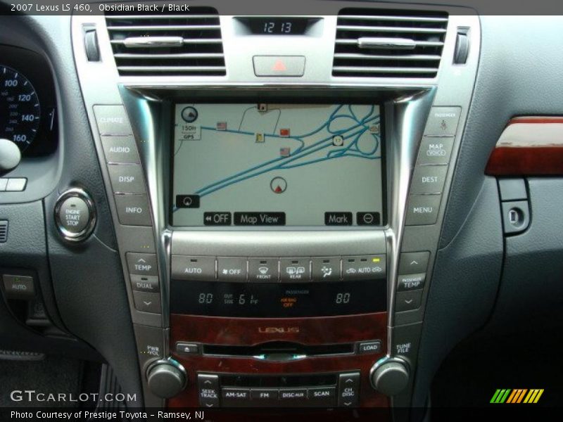 Obsidian Black / Black 2007 Lexus LS 460