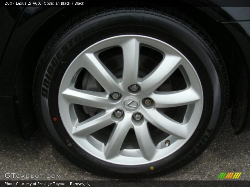 Obsidian Black / Black 2007 Lexus LS 460