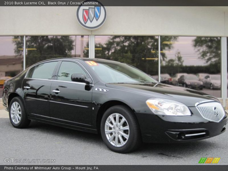 Black Onyx / Cocoa/Cashmere 2010 Buick Lucerne CXL