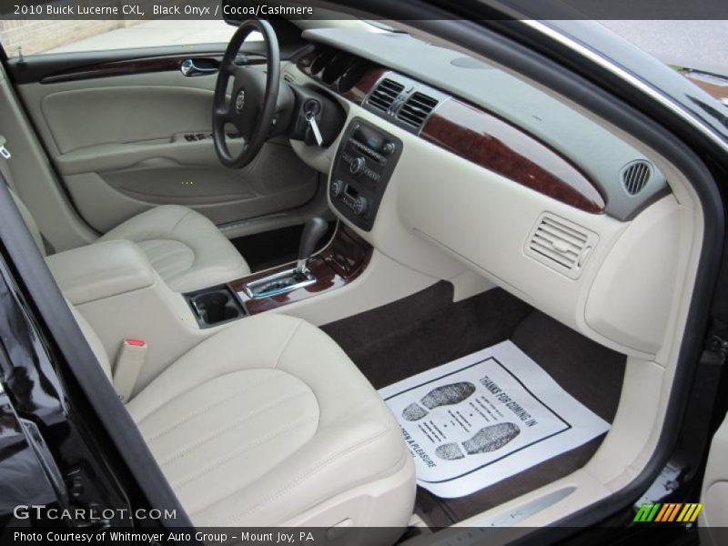 Black Onyx / Cocoa/Cashmere 2010 Buick Lucerne CXL