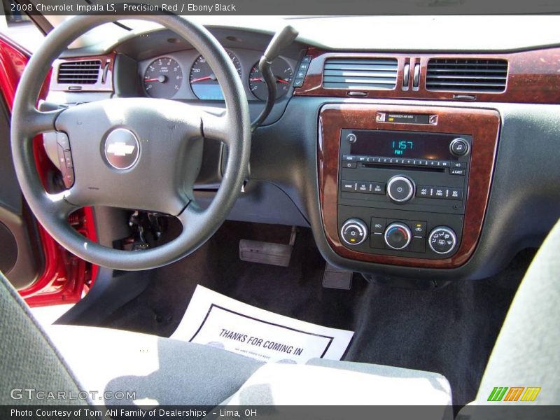 Precision Red / Ebony Black 2008 Chevrolet Impala LS