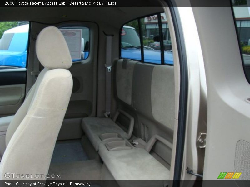 Rear Seat of 2006 Tacoma Access Cab