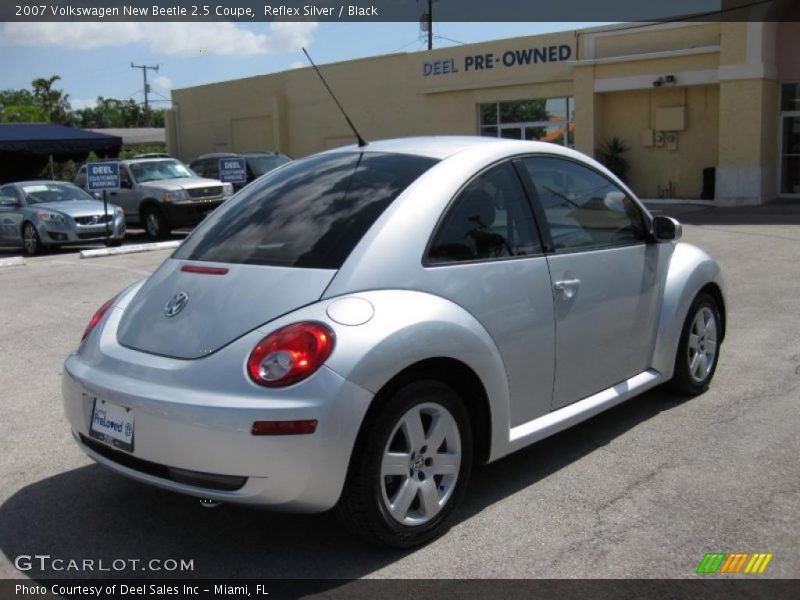 Reflex Silver / Black 2007 Volkswagen New Beetle 2.5 Coupe