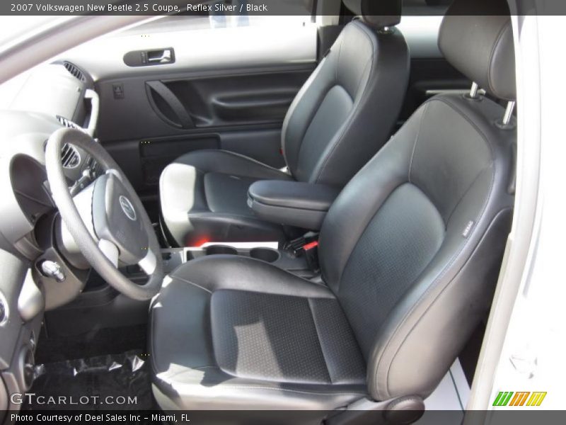 Reflex Silver / Black 2007 Volkswagen New Beetle 2.5 Coupe