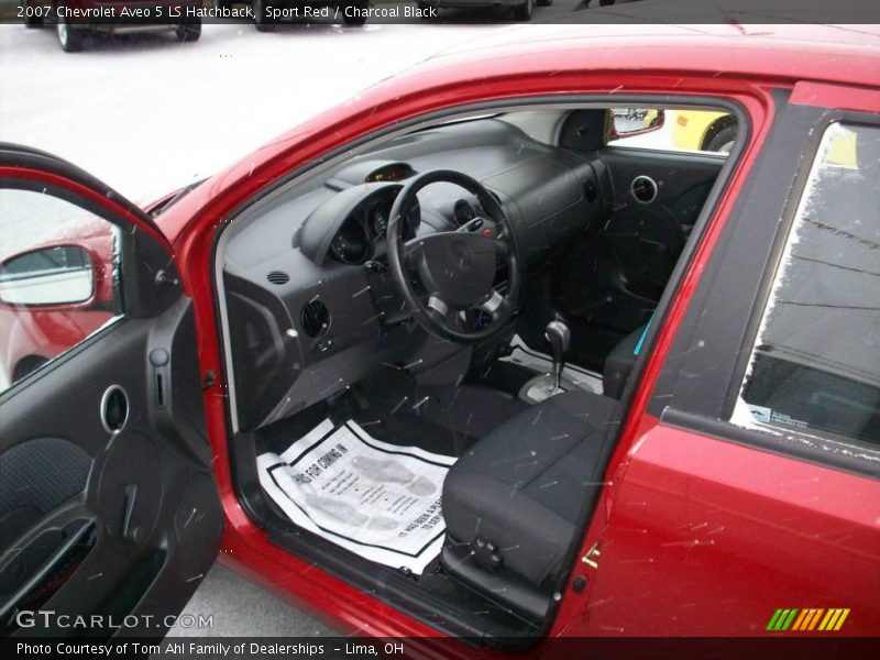 Sport Red / Charcoal Black 2007 Chevrolet Aveo 5 LS Hatchback