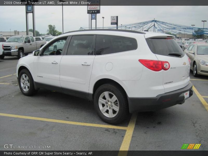Summit White / Ebony 2009 Chevrolet Traverse LT AWD
