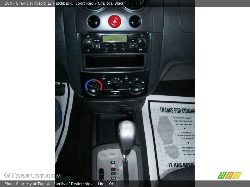 Sport Red / Charcoal Black 2007 Chevrolet Aveo 5 LS Hatchback