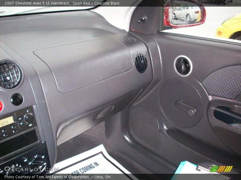Sport Red / Charcoal Black 2007 Chevrolet Aveo 5 LS Hatchback