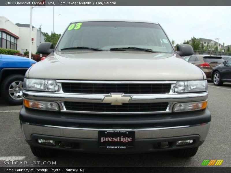 Light Pewter Metallic / Tan/Neutral 2003 Chevrolet Tahoe LS 4x4
