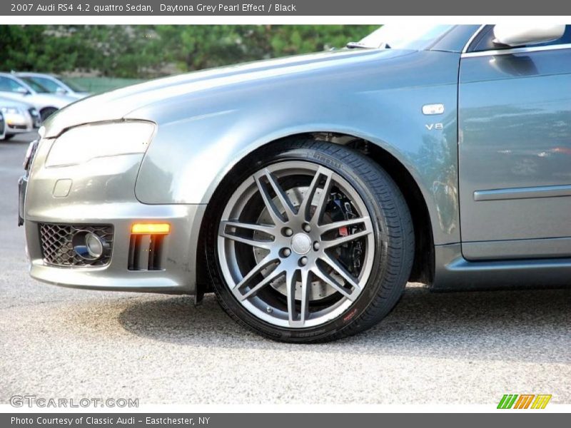 Daytona Grey Pearl Effect / Black 2007 Audi RS4 4.2 quattro Sedan