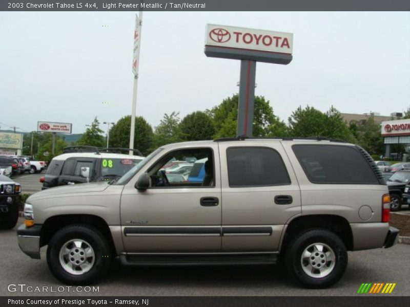 Light Pewter Metallic / Tan/Neutral 2003 Chevrolet Tahoe LS 4x4