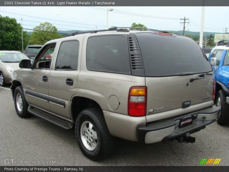 Light Pewter Metallic / Tan/Neutral 2003 Chevrolet Tahoe LS 4x4