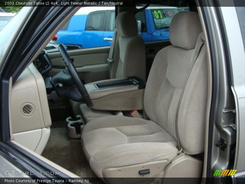 Light Pewter Metallic / Tan/Neutral 2003 Chevrolet Tahoe LS 4x4