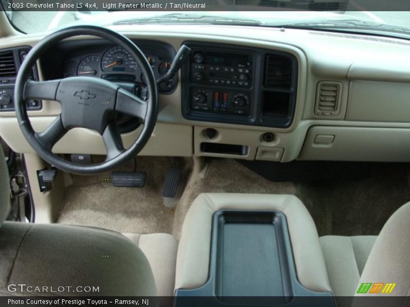 Light Pewter Metallic / Tan/Neutral 2003 Chevrolet Tahoe LS 4x4
