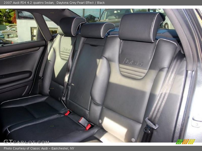 Daytona Grey Pearl Effect / Black 2007 Audi RS4 4.2 quattro Sedan