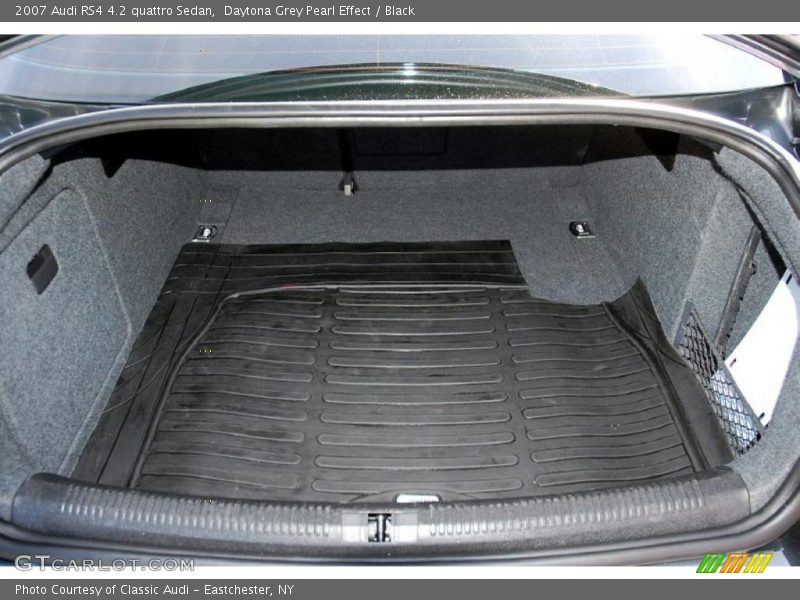 Daytona Grey Pearl Effect / Black 2007 Audi RS4 4.2 quattro Sedan