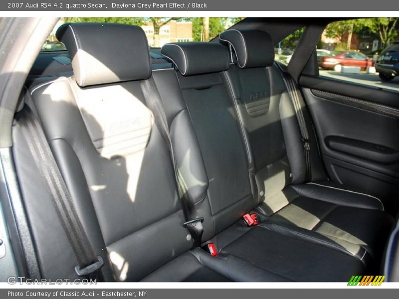 Daytona Grey Pearl Effect / Black 2007 Audi RS4 4.2 quattro Sedan