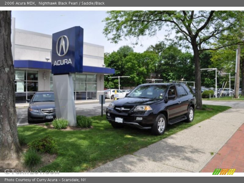 Nighthawk Black Pearl / Saddle/Black 2006 Acura MDX