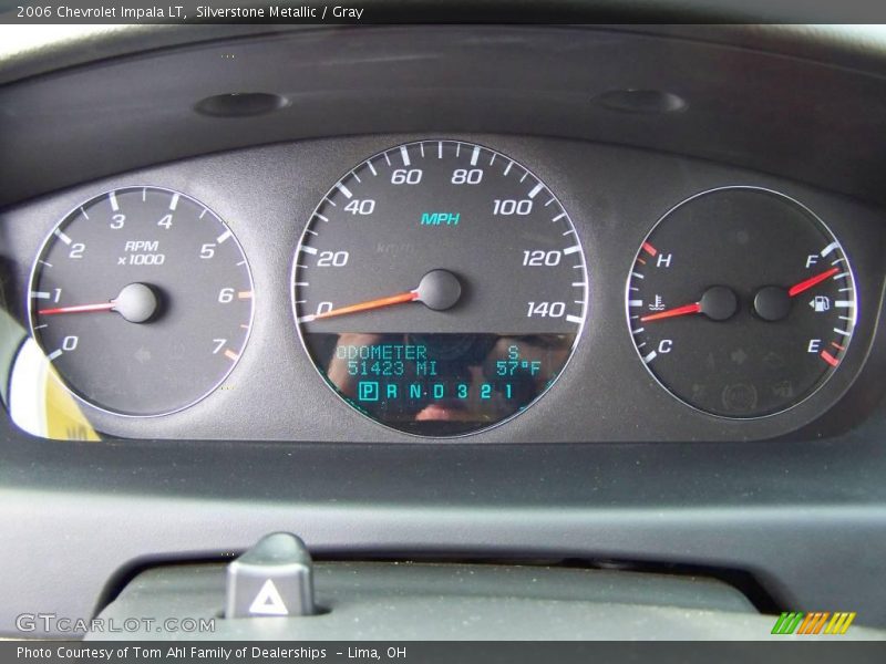 Silverstone Metallic / Gray 2006 Chevrolet Impala LT