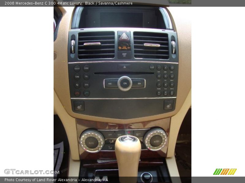 Black / Savanna/Cashmere 2008 Mercedes-Benz C 300 4Matic Luxury