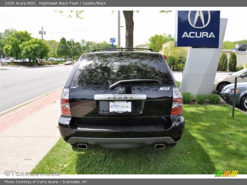 Nighthawk Black Pearl / Saddle/Black 2006 Acura MDX