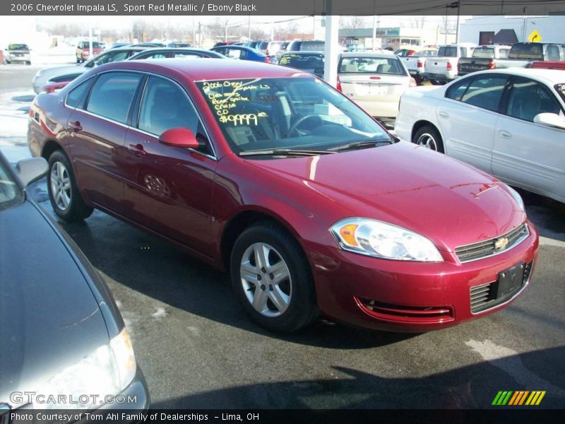 Sport Red Metallic / Ebony Black 2006 Chevrolet Impala LS