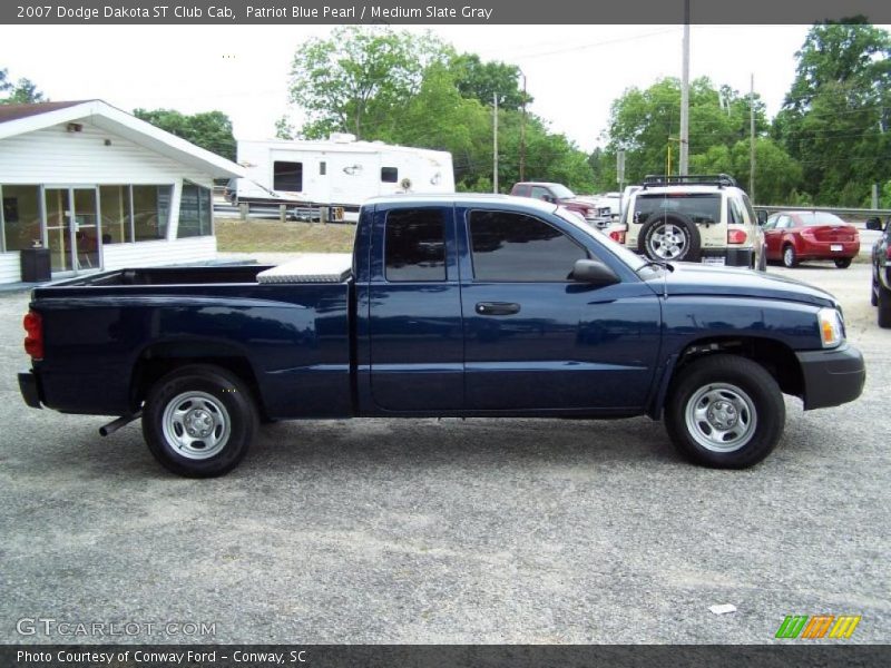 Patriot Blue Pearl / Medium Slate Gray 2007 Dodge Dakota ST Club Cab