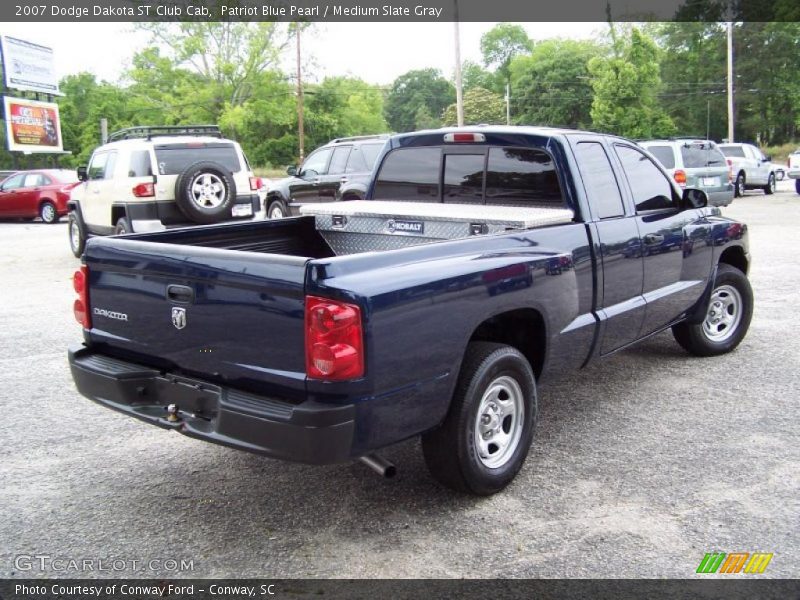 Patriot Blue Pearl / Medium Slate Gray 2007 Dodge Dakota ST Club Cab