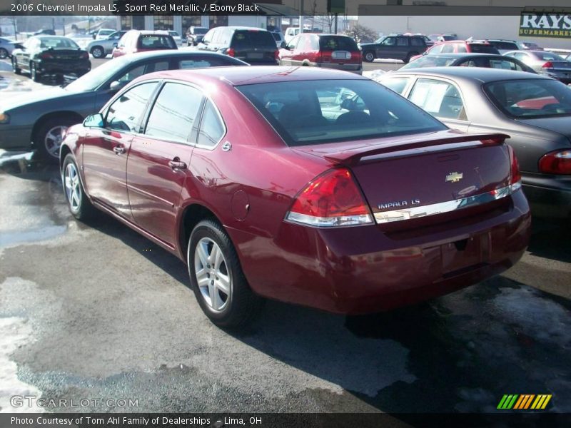 Sport Red Metallic / Ebony Black 2006 Chevrolet Impala LS