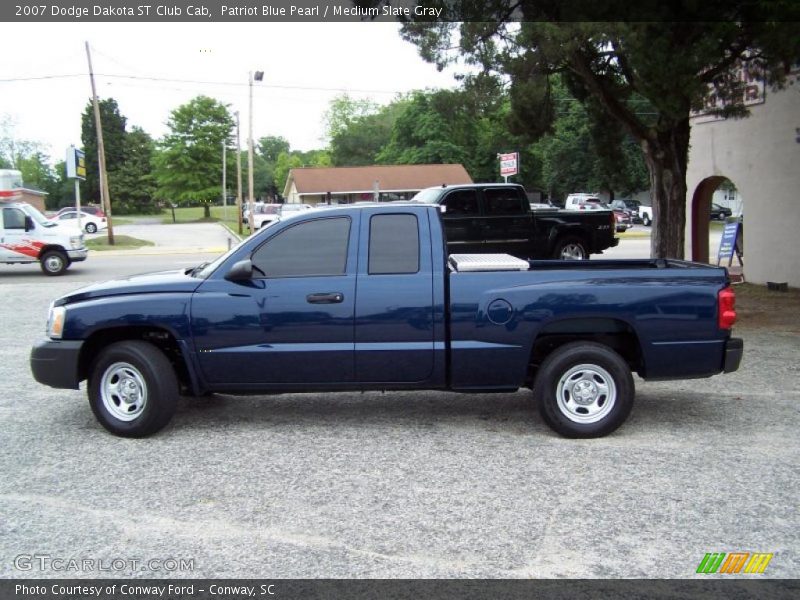 Patriot Blue Pearl / Medium Slate Gray 2007 Dodge Dakota ST Club Cab